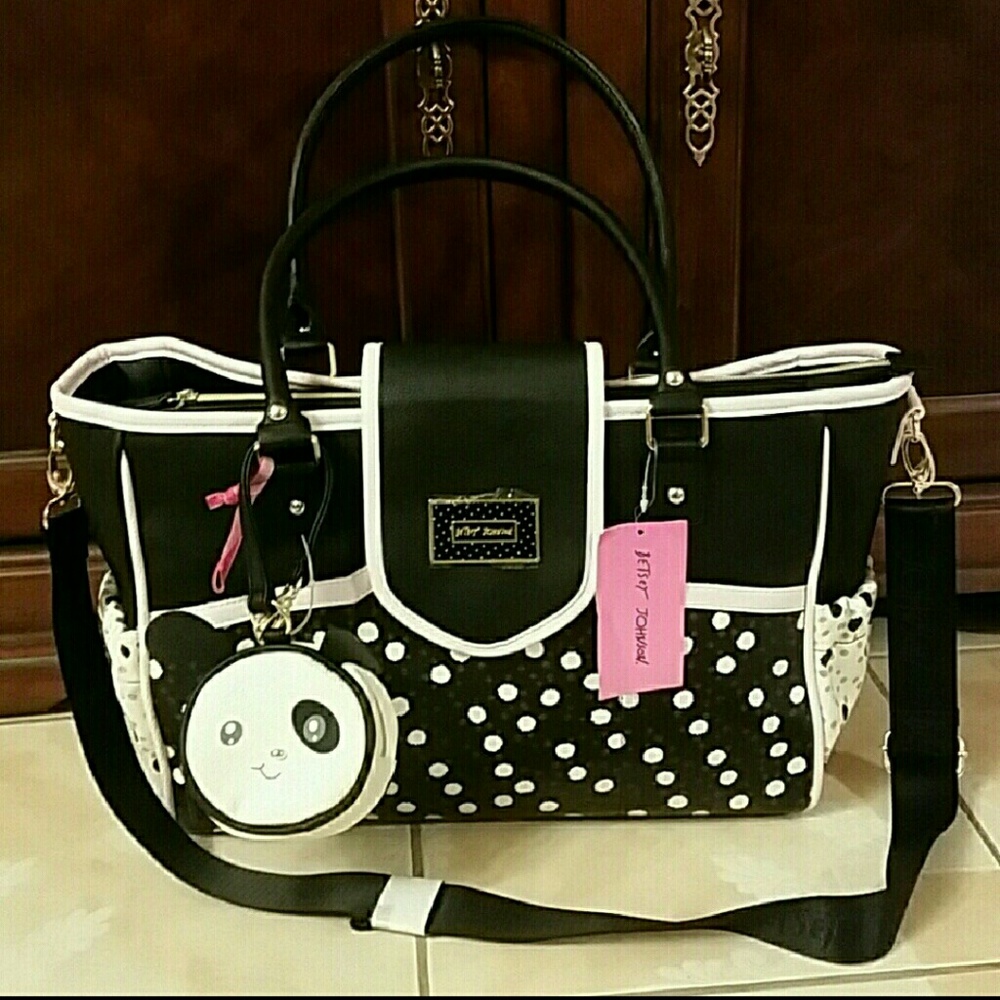 **SOLD**Adorable Betsey Johnson Diaper Bag